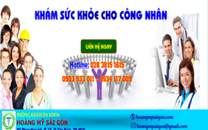  KHÁM SỨC KHỎE CHO  CÔNG NHÂN